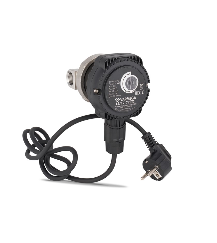 Насос циркуляционный 12/1.2 72, база 72 мм, для ГВС с частотным регулированием