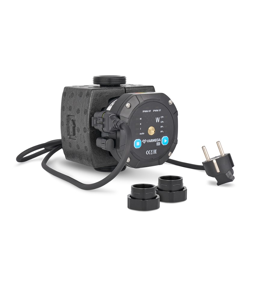 Насос энергоэффективный 2E 25/60 130, с гайками и термоизоляцией