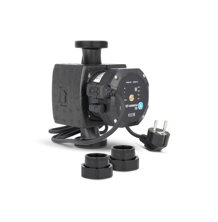 Насос энергоэффективный 2E 32/80 180, с гайками и термоизоляцией