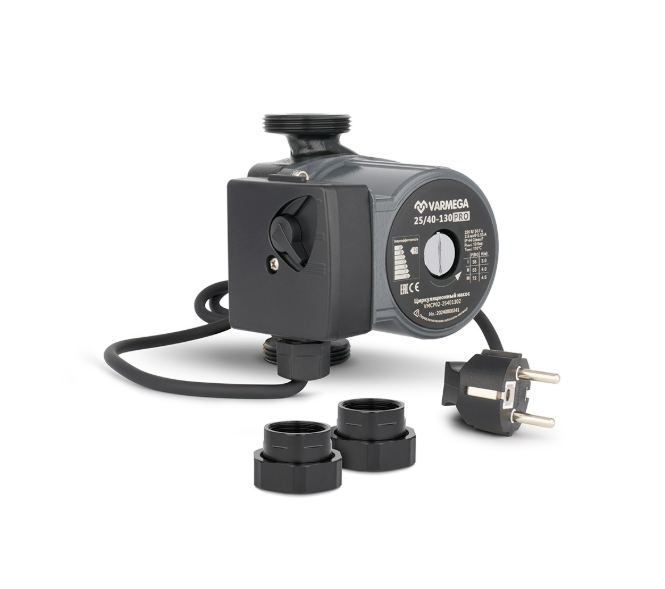 Насос циркуляционный Varmega VMCP02 PRO 32/80 180, с гайками