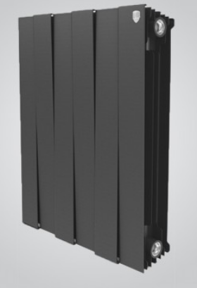 Секционный радиатор Piano Forte Tower 200 (белый, чёрный) 22 секционный