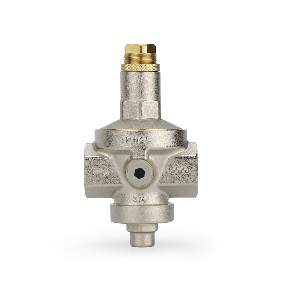 Редуктор давления, 3/4", PN25, мембранный, с присоединением к манометру