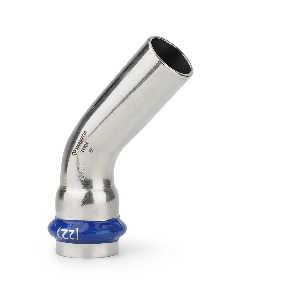 Угольник 45° однораструбный, 54x54a мм