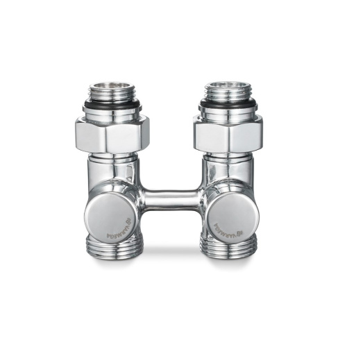 Узел нижнего подключения, 1/2"х3/4"EK НР, прямой, хром