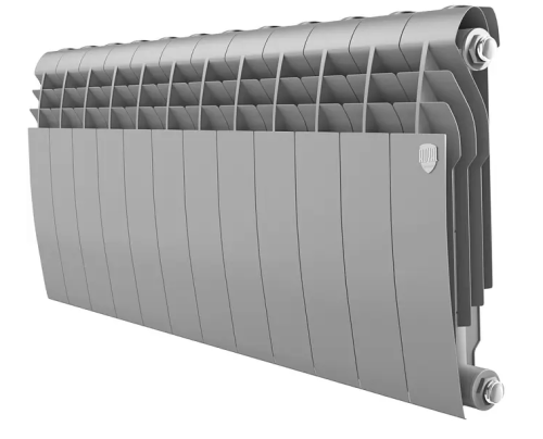 Радиатор Royal Thermo BiLiner 350 /Silver Satin VR - 10 секц.