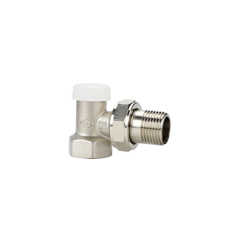 Запорный радиаторный клапан, угловой, 1/2"