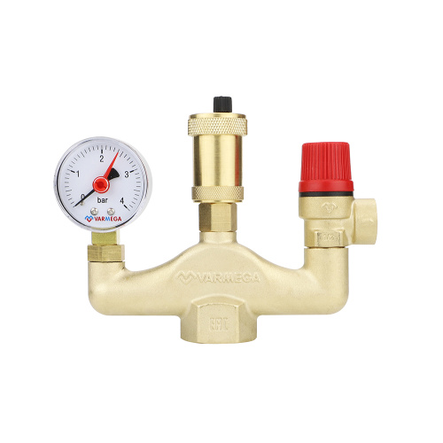 Группа безопасности котла Varmega, 1", латунь