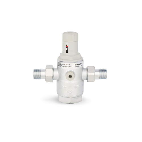 Редуктор давления, 1/2", PN25, мембранный, с разборными соединениями