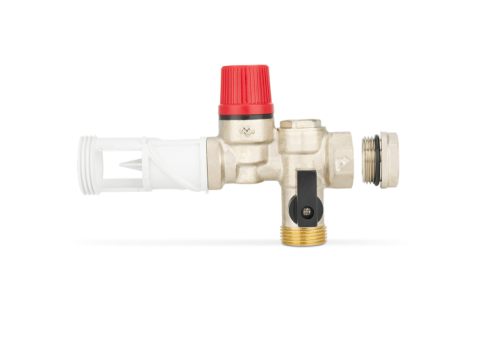 Группа безопасности бойлера Varmega, 3/4" (1/2"), с поворотным элементом, 7 бар