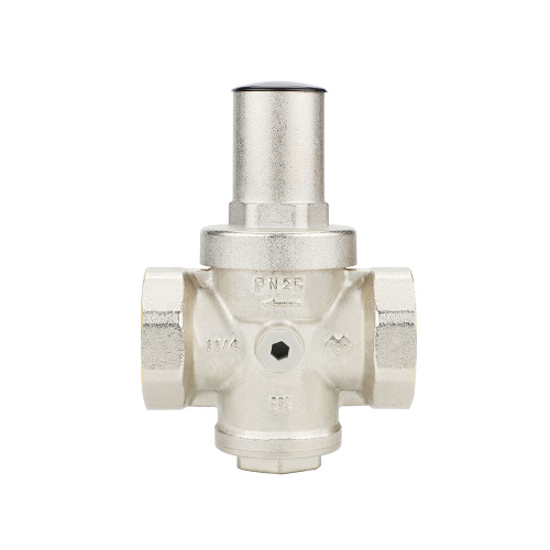 Редуктор давления, 1 1/4", PN25, поршневой, с присоединением к манометру